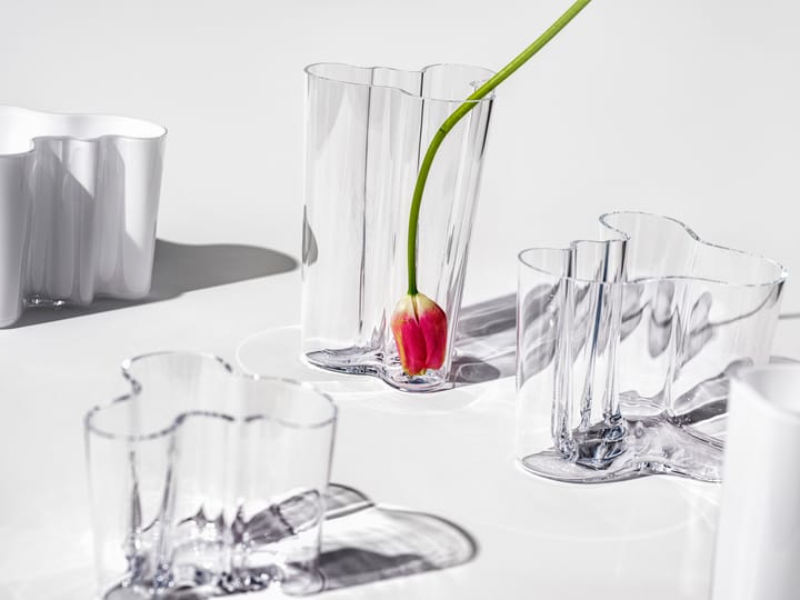 Alvar Aalto vaas helder, 160 mm. Iittala