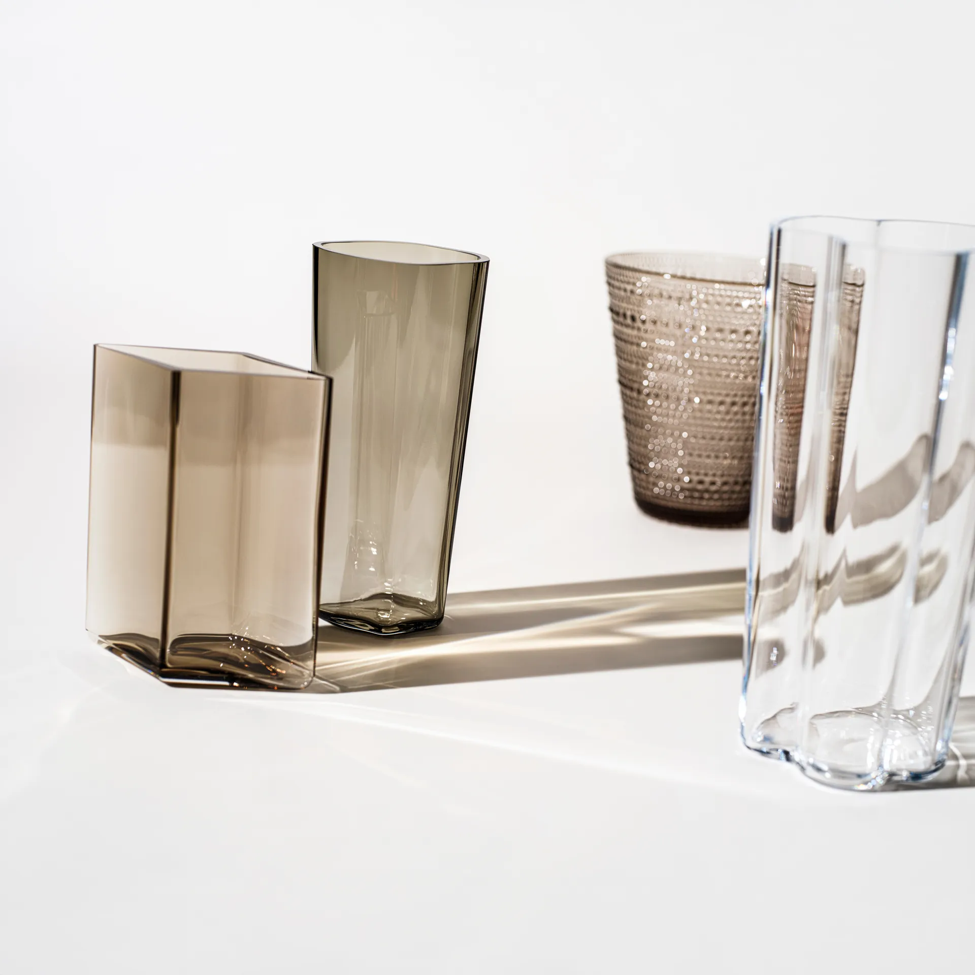 Alvar Aalto vaas helder, 220 mm. Iittala