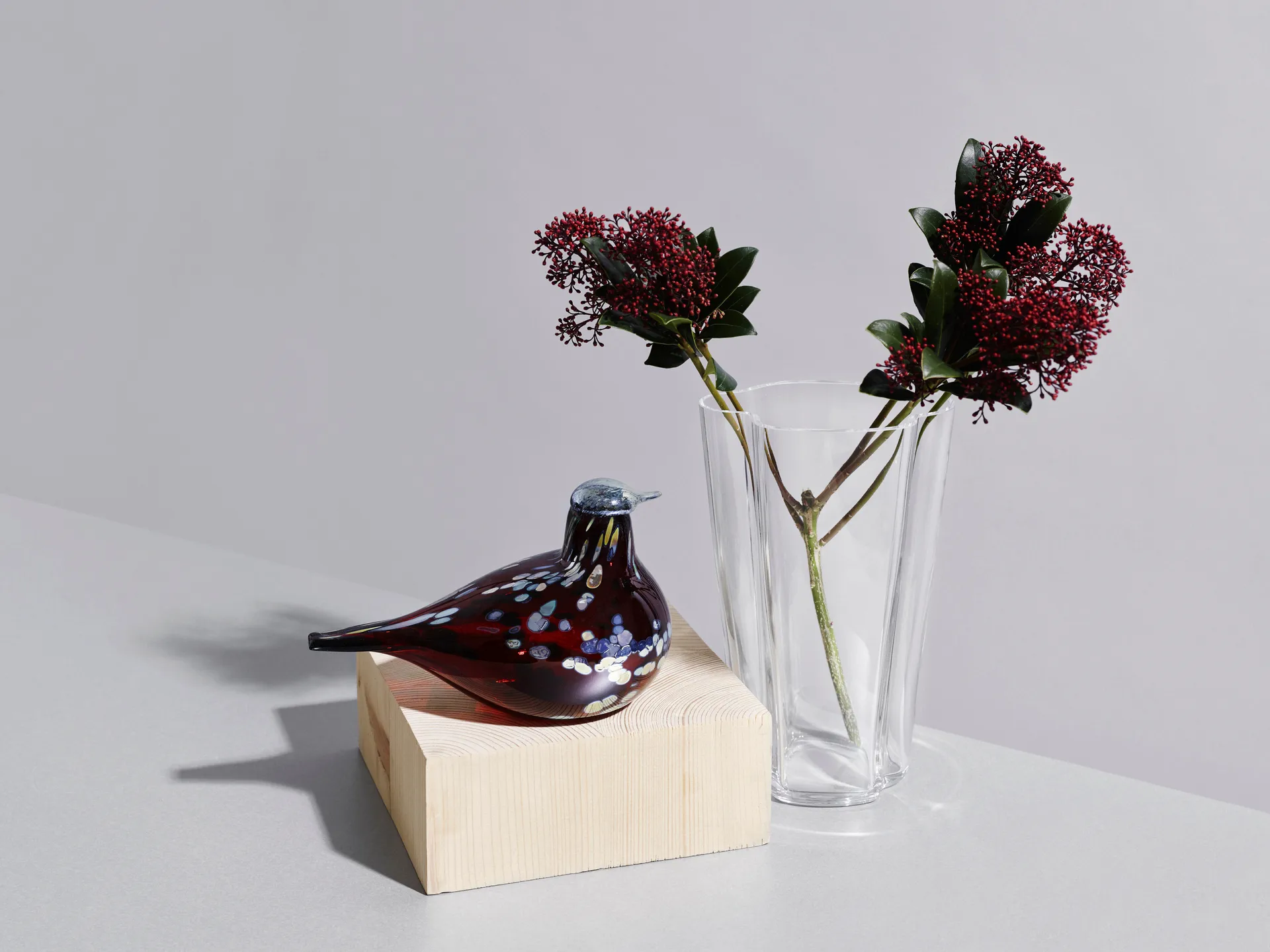 Alvar Aalto vaas helder, 220 mm. Iittala