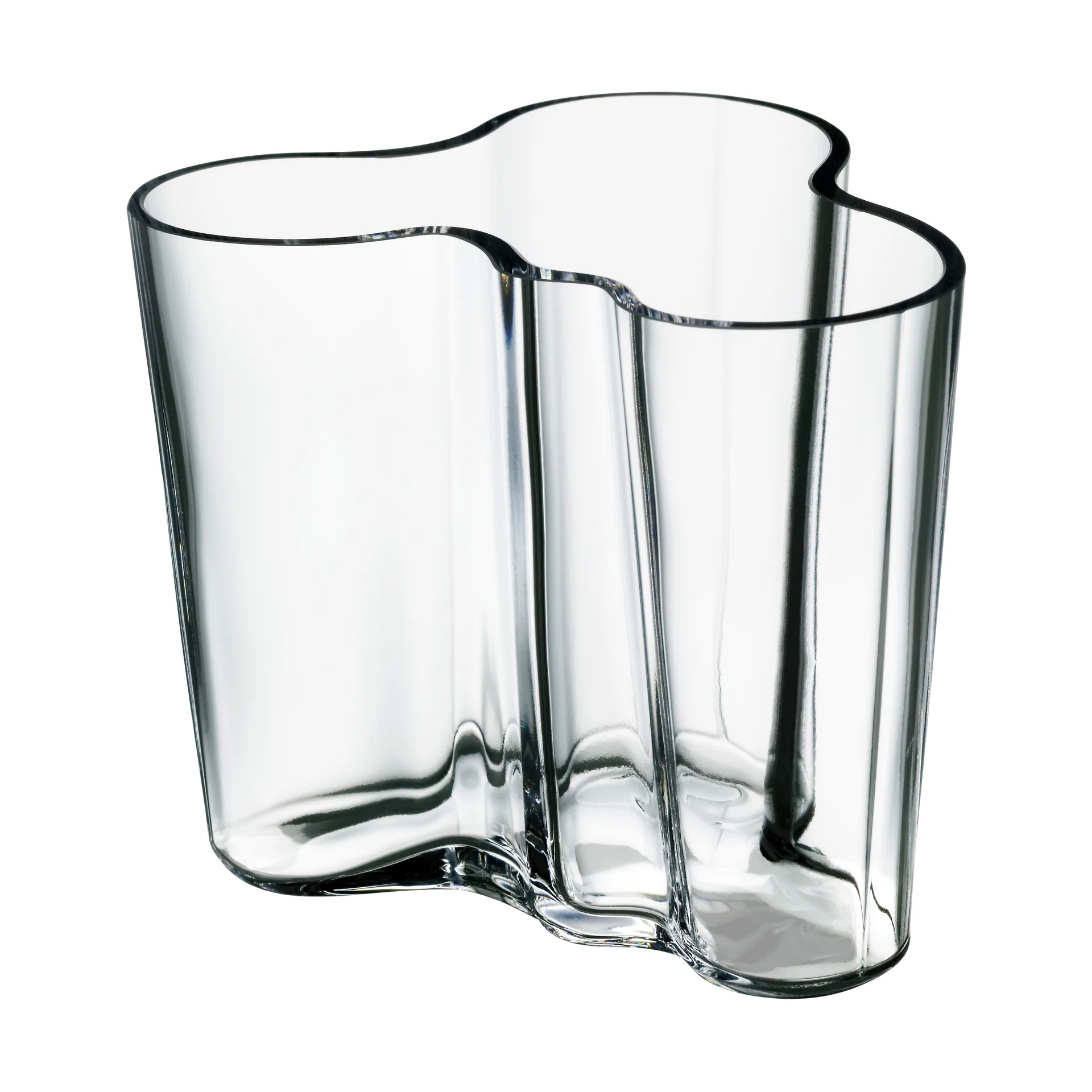 Alvar Aalto vaas helder, 95 mm. Iittala