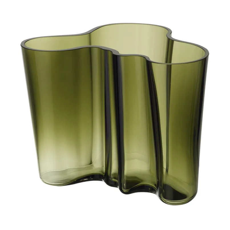 Iittala Alvar Aalto vaas mosgroen 160 mm