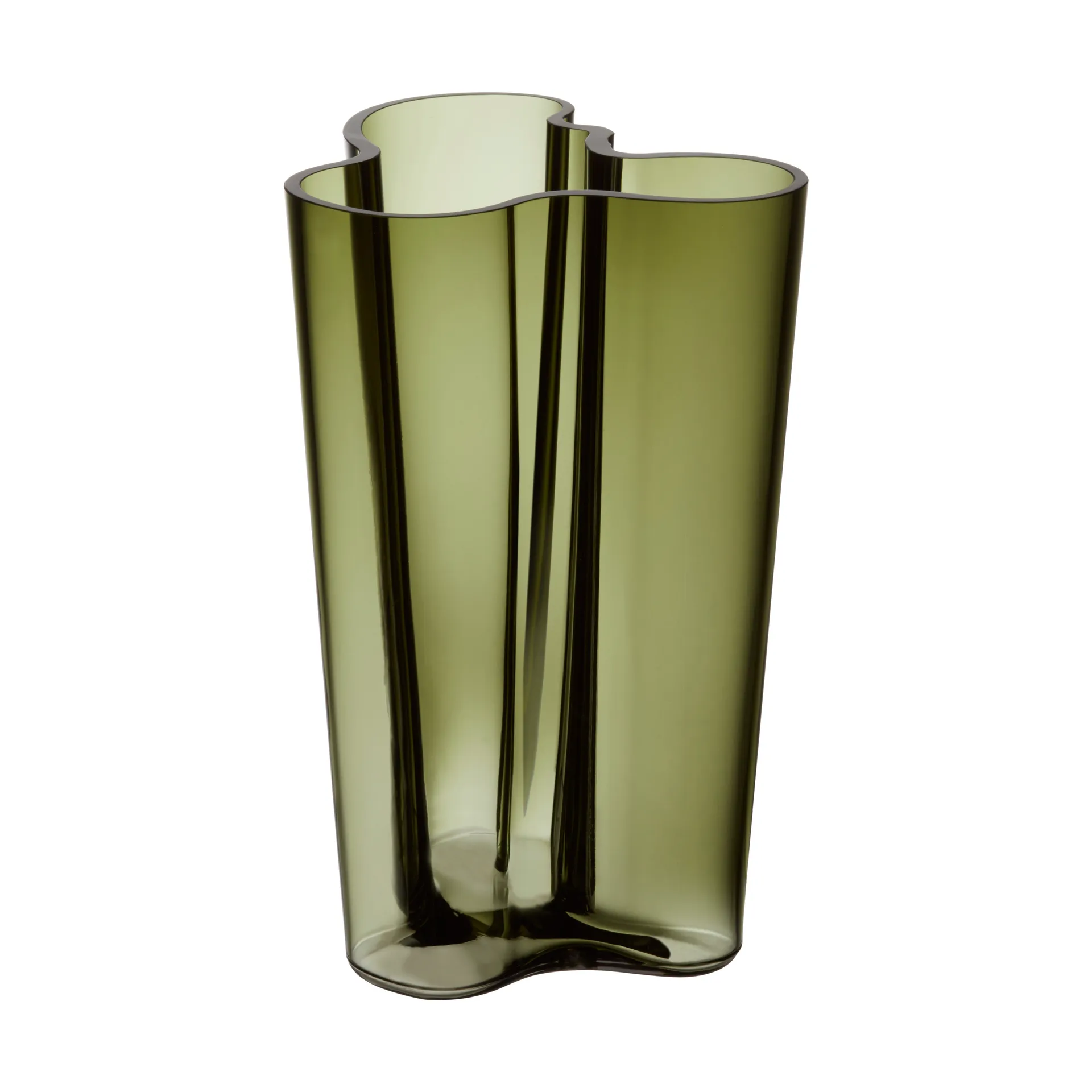 Alvar Aalto vaas mosgroen, 251 mm. Iittala