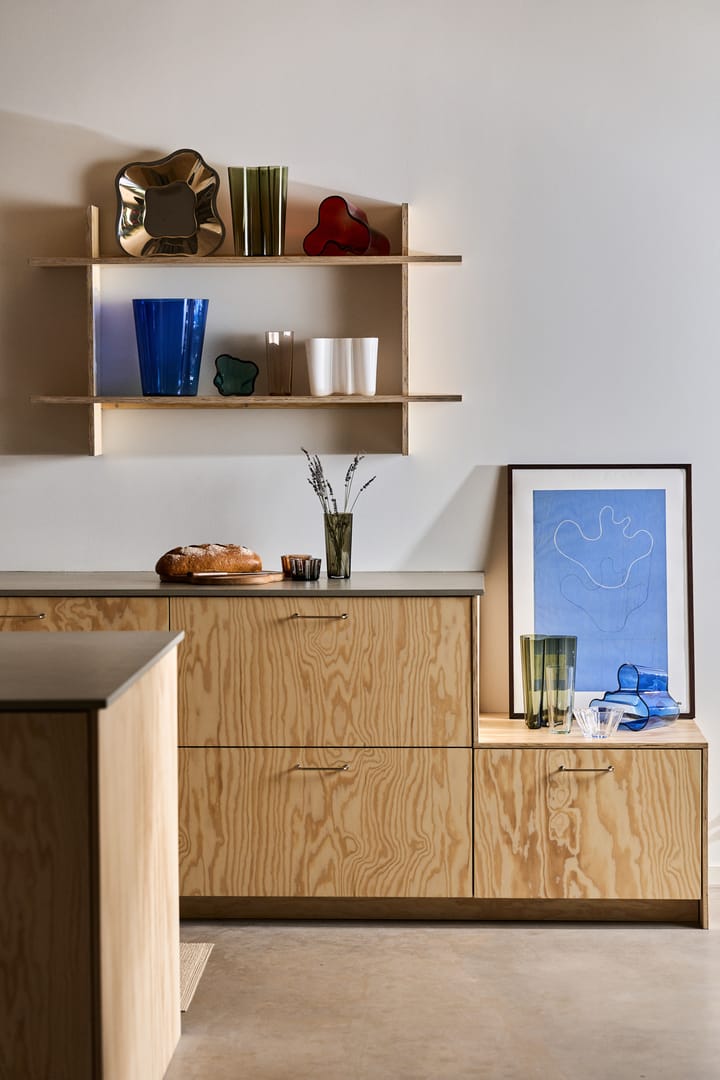 Alvar Aalto vaas mosgroen, 251 mm. Iittala