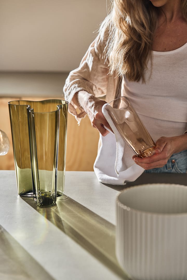 Alvar Aalto vaas mosgroen, 251 mm. Iittala