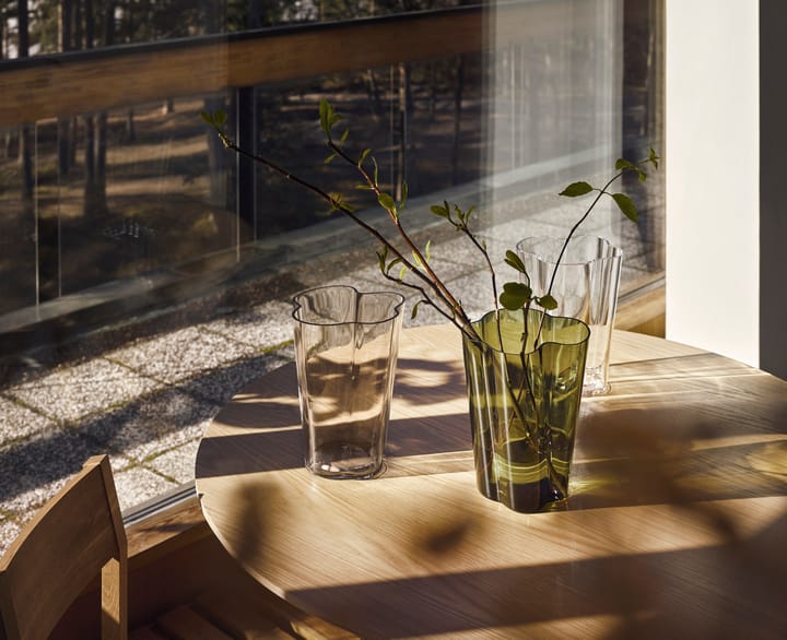 Alvar Aalto vaas mosgroen, 270 mm Iittala