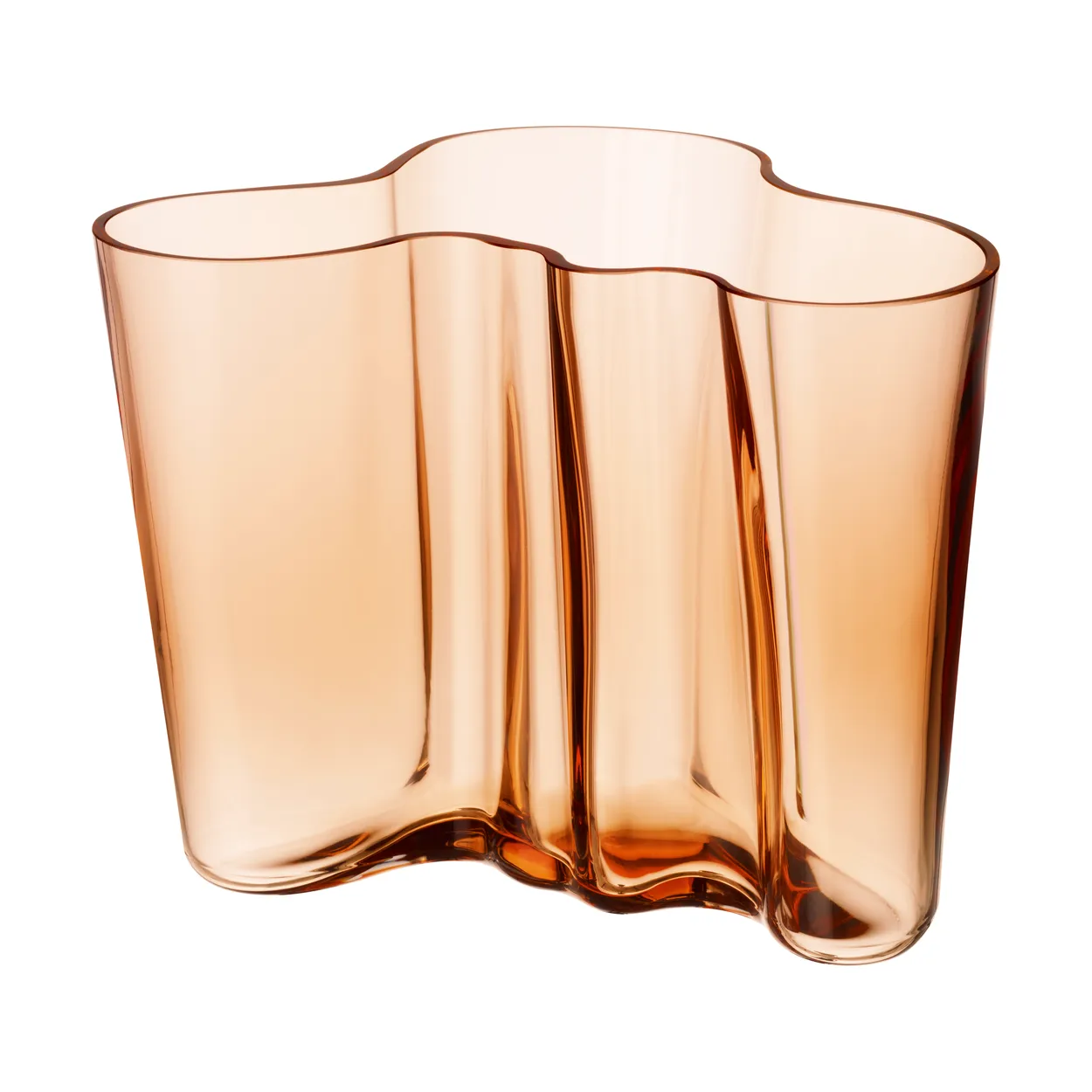 Iittala Alvar Aalto vaas Rio bruin 160 mm