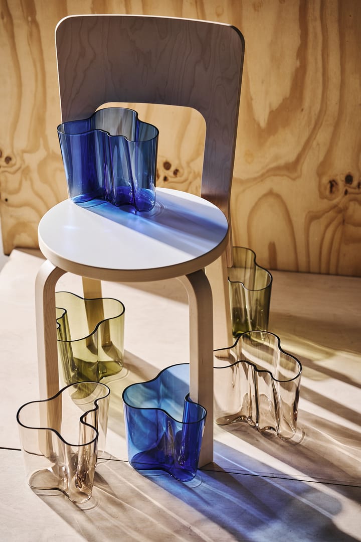 Alvar Aalto vaas ultramarineblauw - 160 mm - Iittala