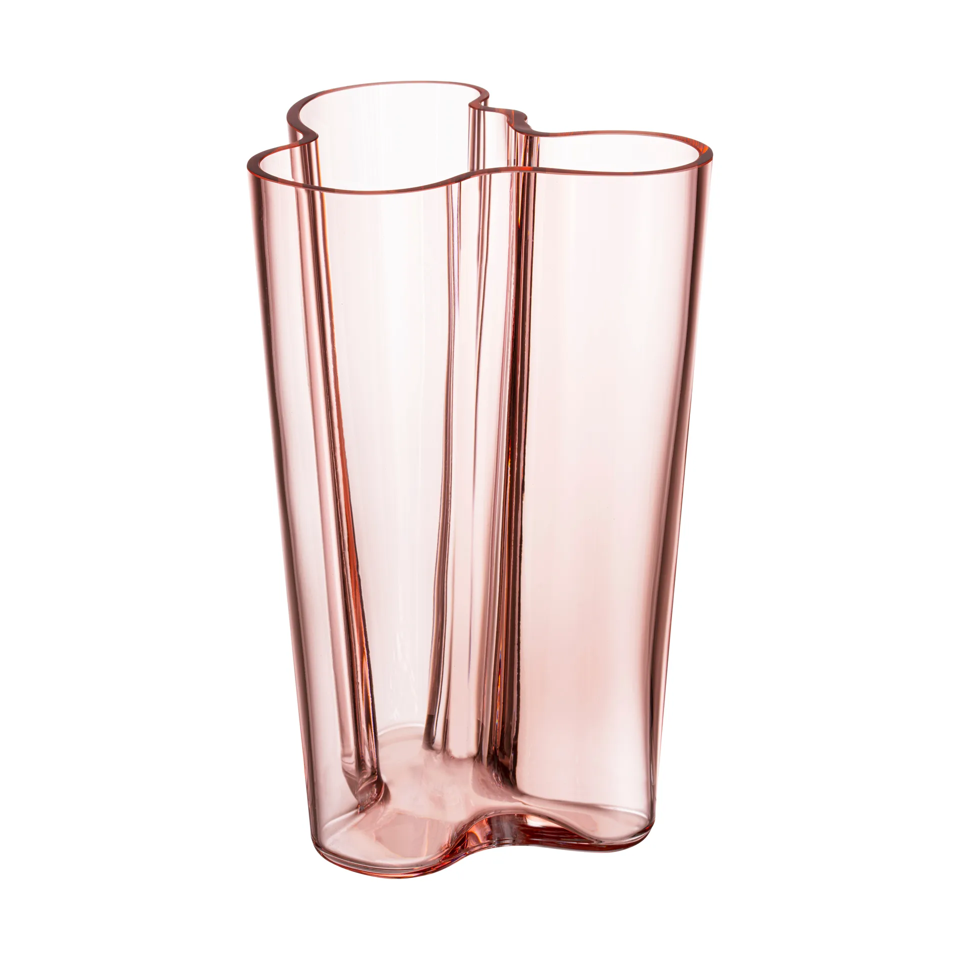 Alvar Aalto vaas zalmroze, 251 mm Iittala