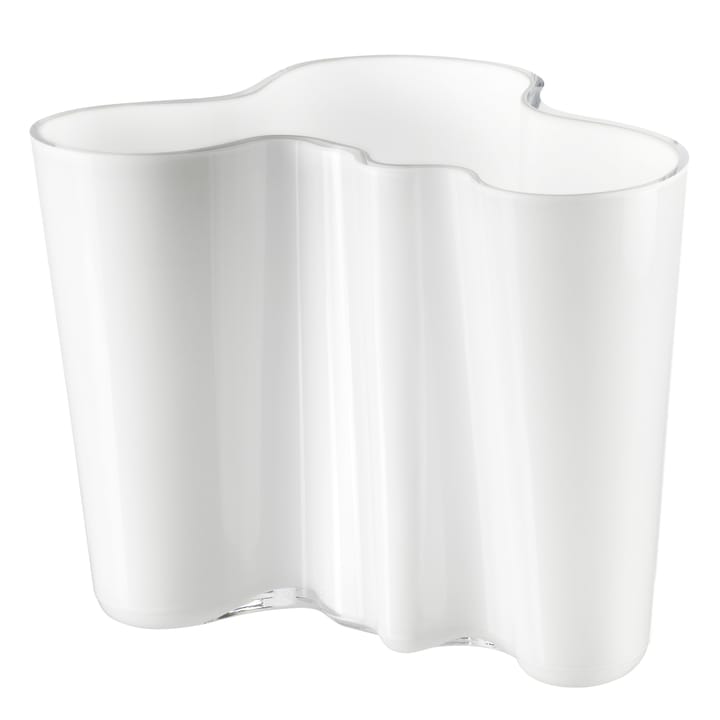 Alvar Aalto vase opaalwit - 160 mm. - Iittala