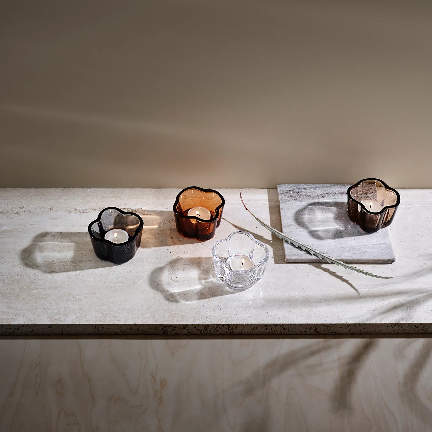 Alvar Aalto waxinelichtjeshouder 60 mm, Grijs Iittala