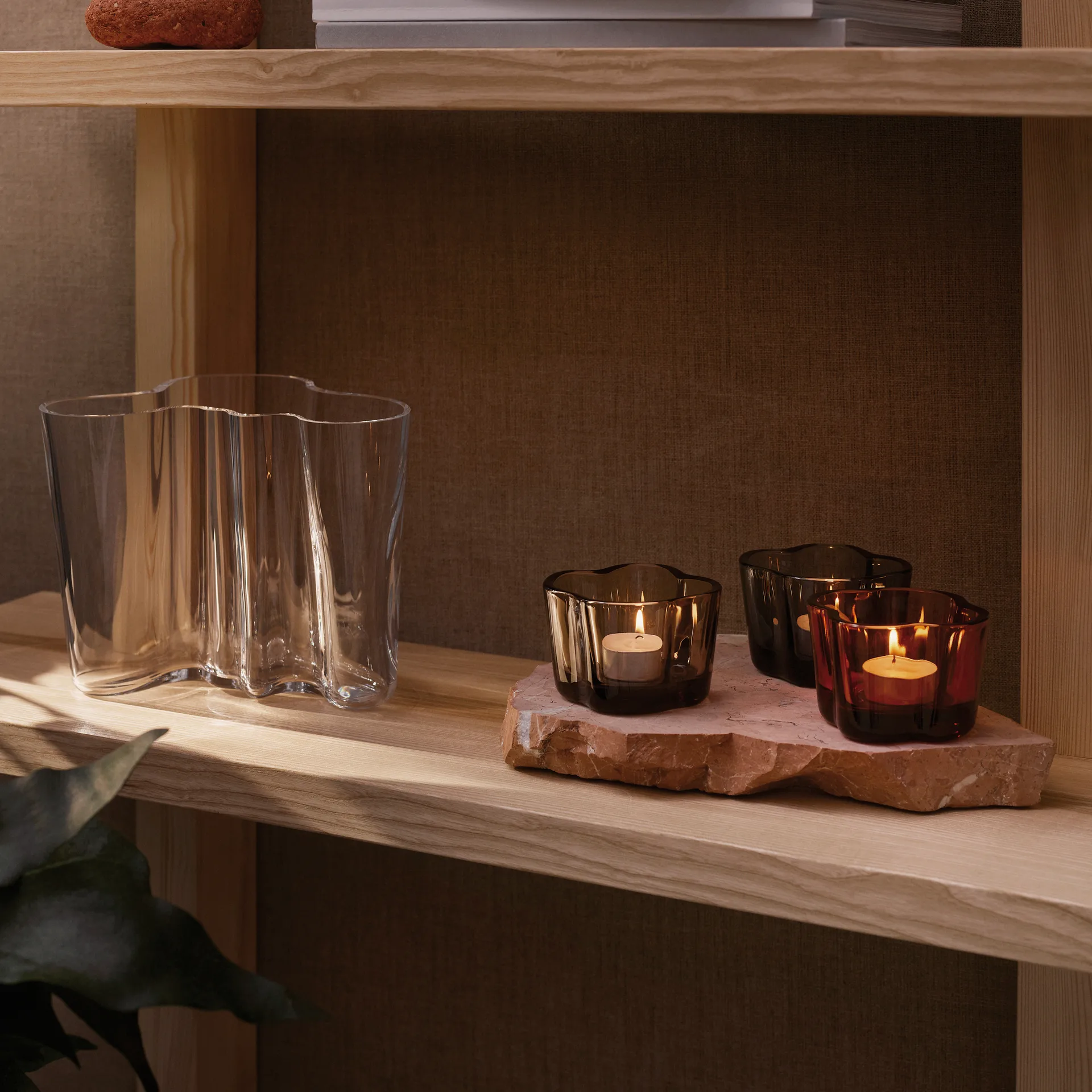 Alvar Aalto waxinelichtjeshouder 60 mm, Grijs Iittala