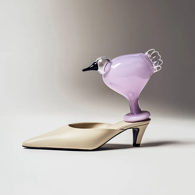 Birds by Toikka leppäinen, Lichtlila Iittala