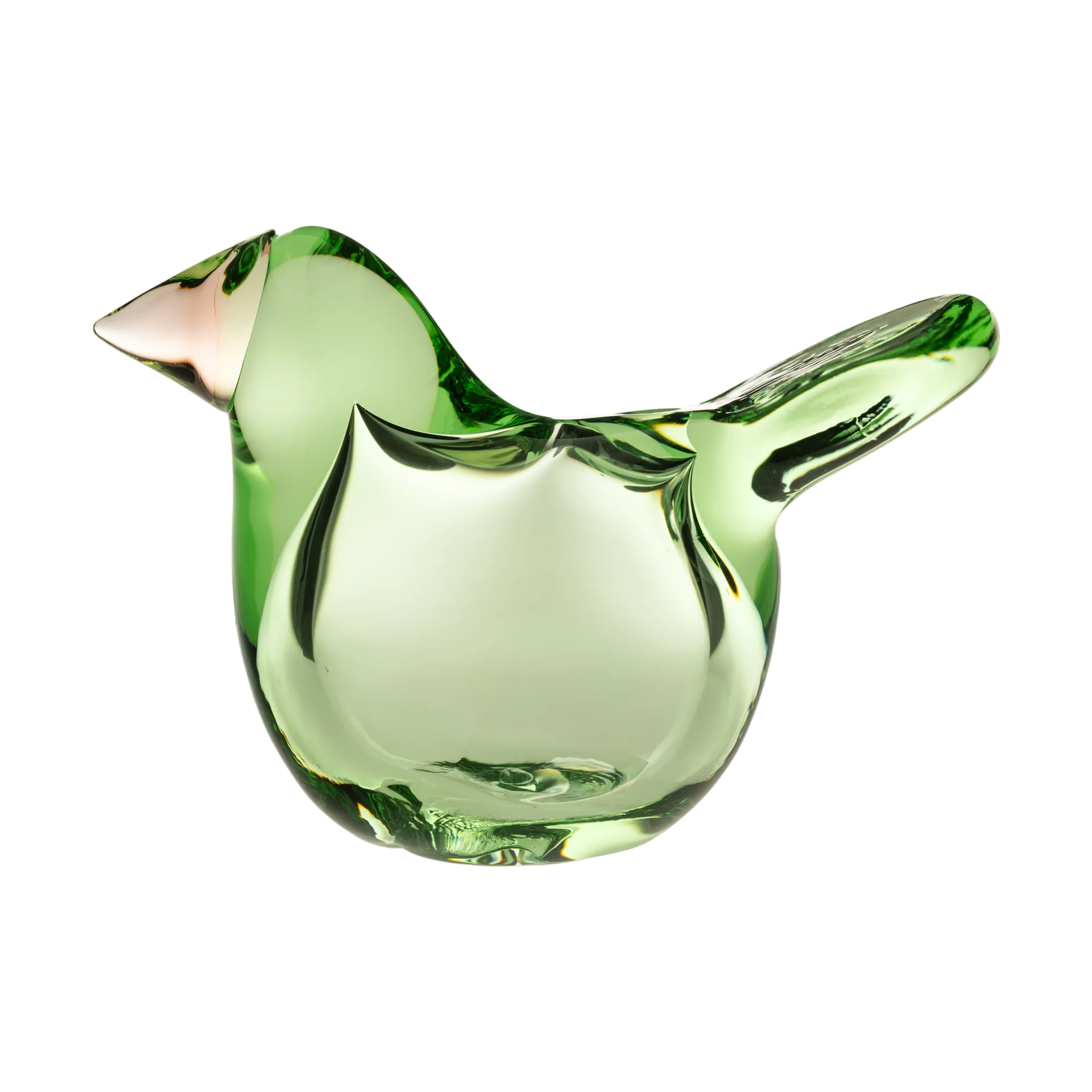 Birds by Toikka vliegenvanger, Appelgroen-zalmroze Iittala