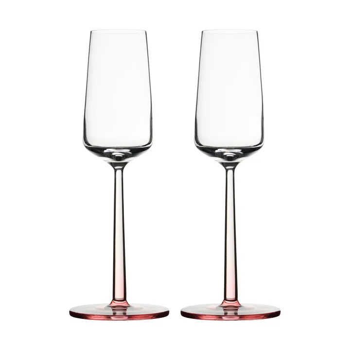 Essence champagneglas 2-pack - Roze, 21 cl - Iittala