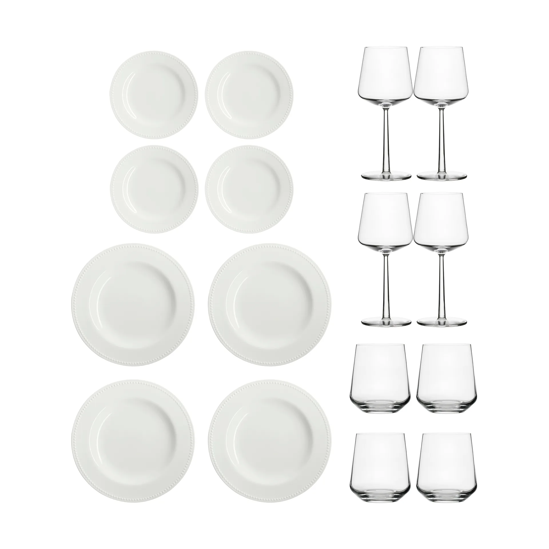 Essence & Dots dinerstartset 32-delig - Crèmewit Iittala