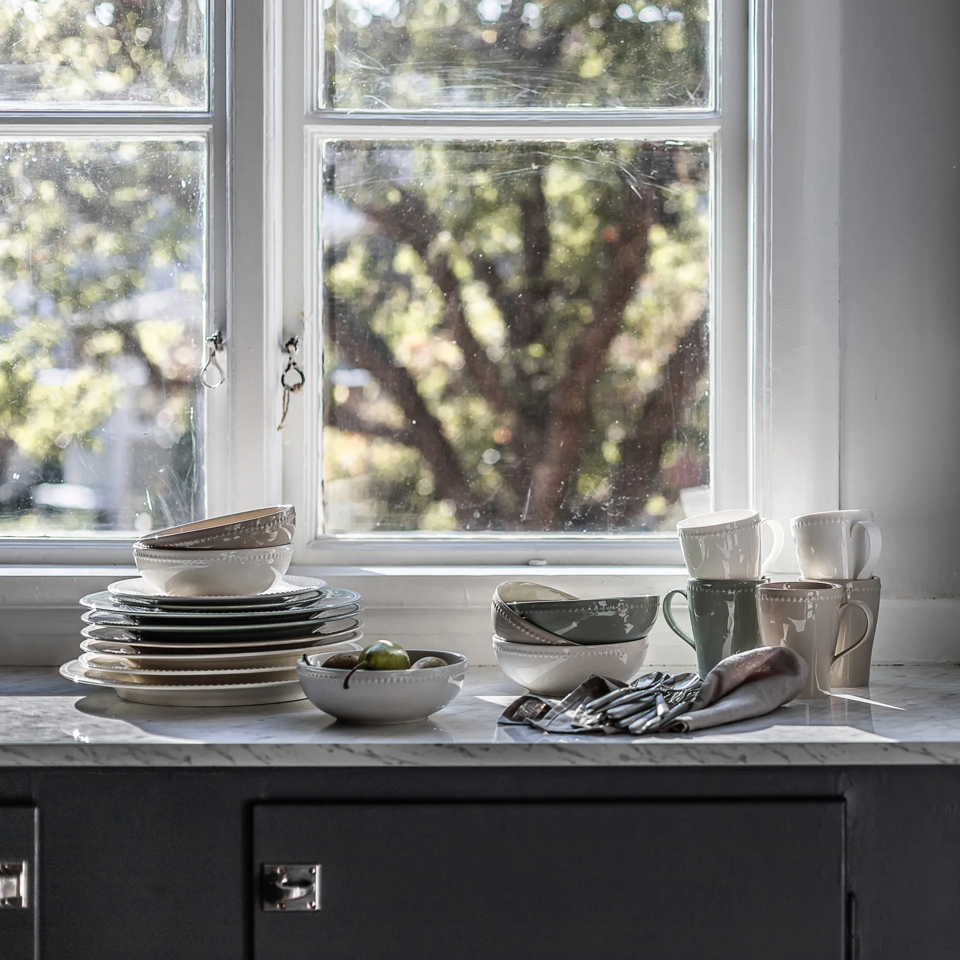 Essence & Dots dinerstartset 32-delig - Crèmewit Iittala