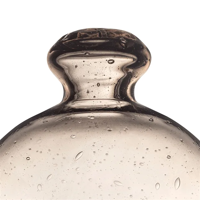 Iittala glasdome 160x220 mm, Zand, bubbelglas Iittala