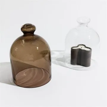 Iittala glasdome 160x220 mm - Zand, bubbelglas - Iittala