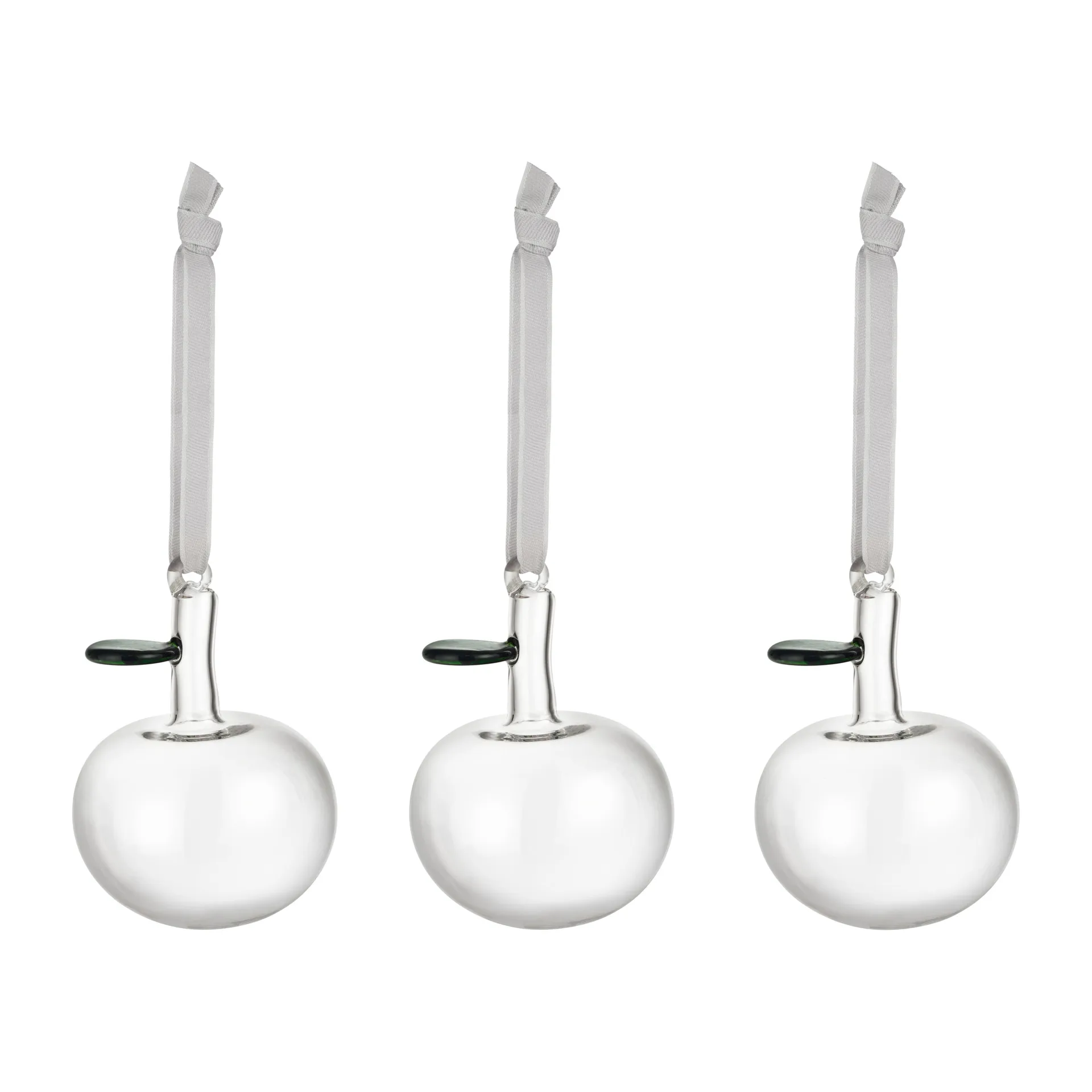 Iittala glazen appel 3-pack, Helder Iittala