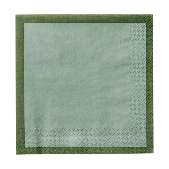 Iittala papieren servet - Bosgroen-mint, 33 cm, 20-pack - Iittala