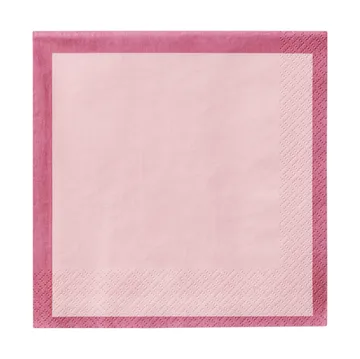 Iittala papieren servet - Pink-roze, 33 cm, 20-pack - Iittala