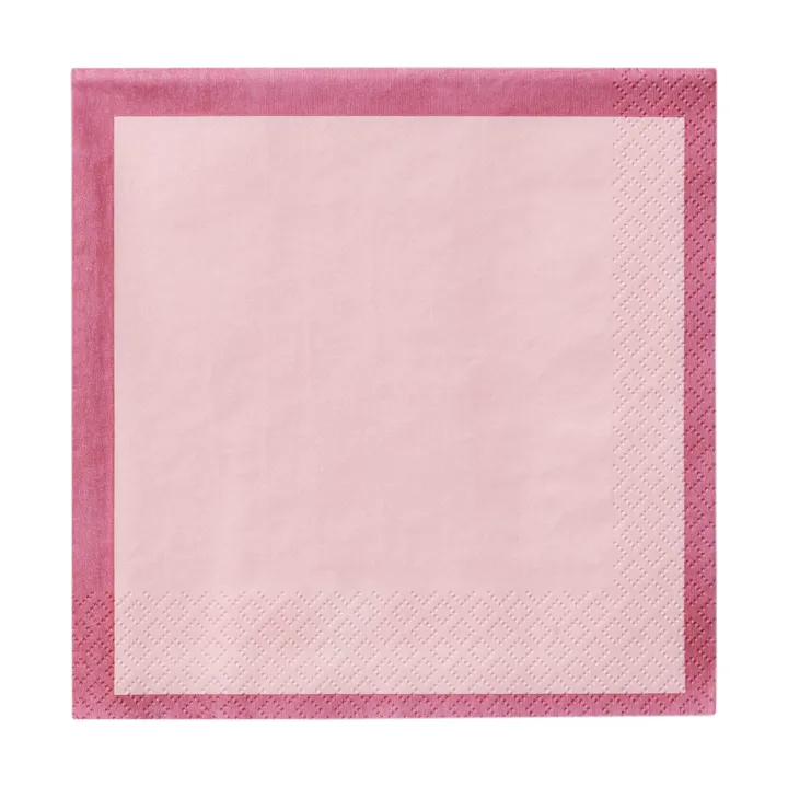 Iittala papieren servet - Pink-roze, 33 cm, 20-pack - Iittala