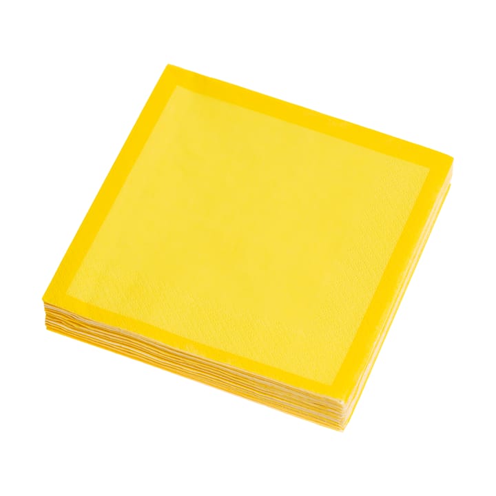 Iittala papieren servetten 33x33 cm 20-pack, Goudgeel Iittala