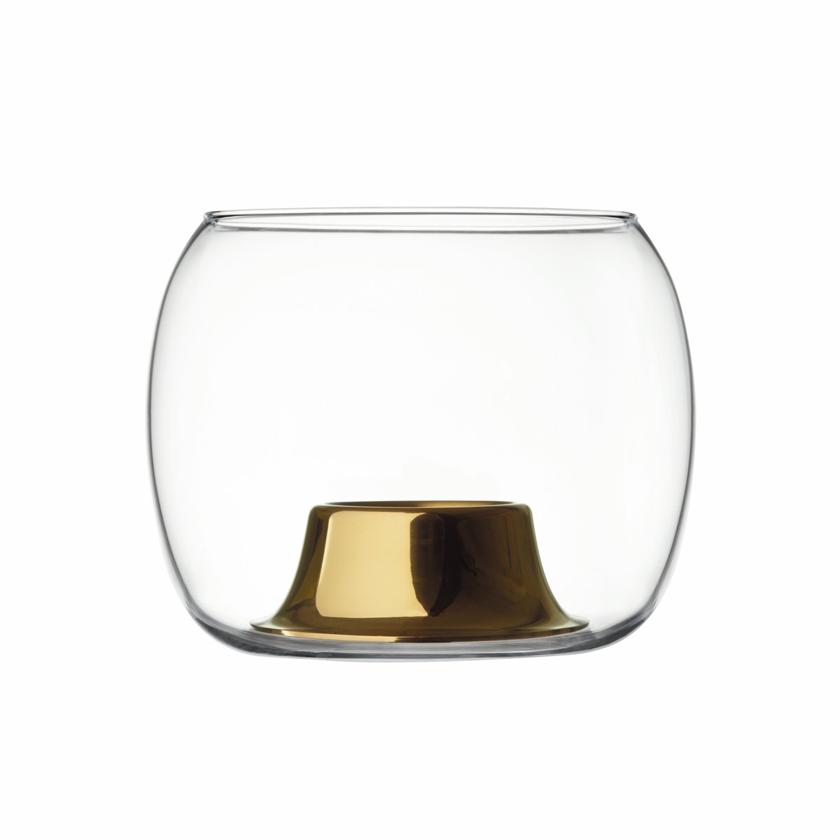Iittala Kaasa kaarsenhouder helder-rozegould