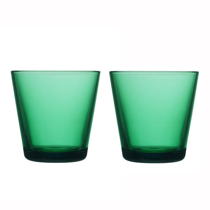 Kartio drinkglazen 21 cl 2-pack - emerald green (groen) - Iittala
