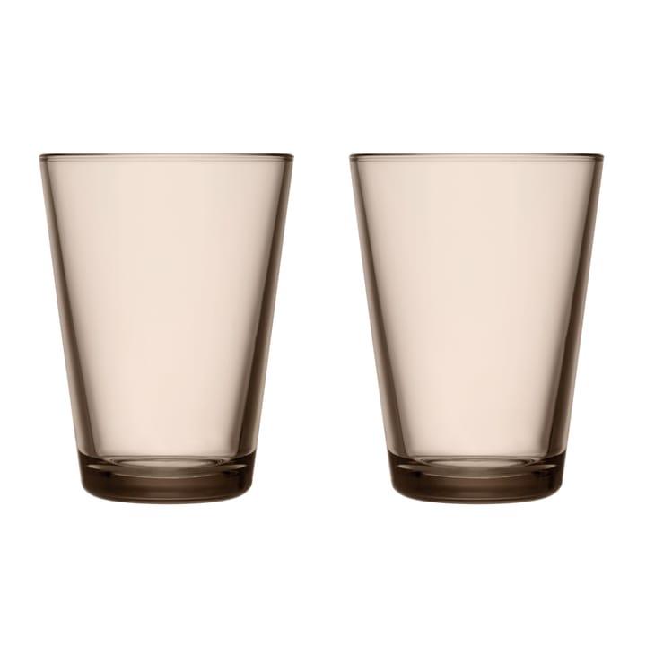 Kartio drinkglazen 40 cl 2-pack - Linnen - Iittala