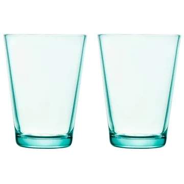 Kartio drinkglazen 40 cl 2-pack - watergroen - Iittala