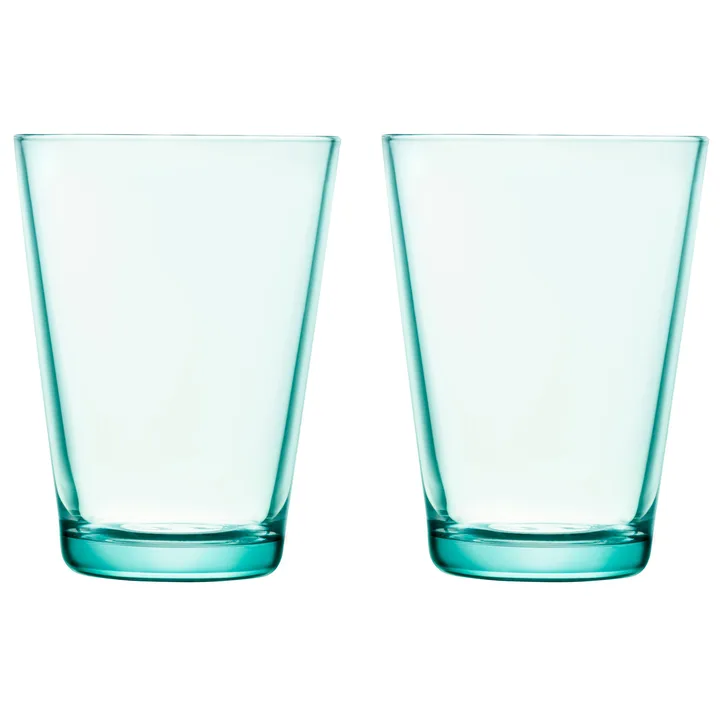 Kartio drinkglazen 40 cl 2-pack - watergroen - Iittala