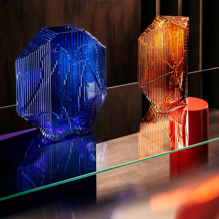 Kartta glazen sculptuur 33 cm, Koper Iittala