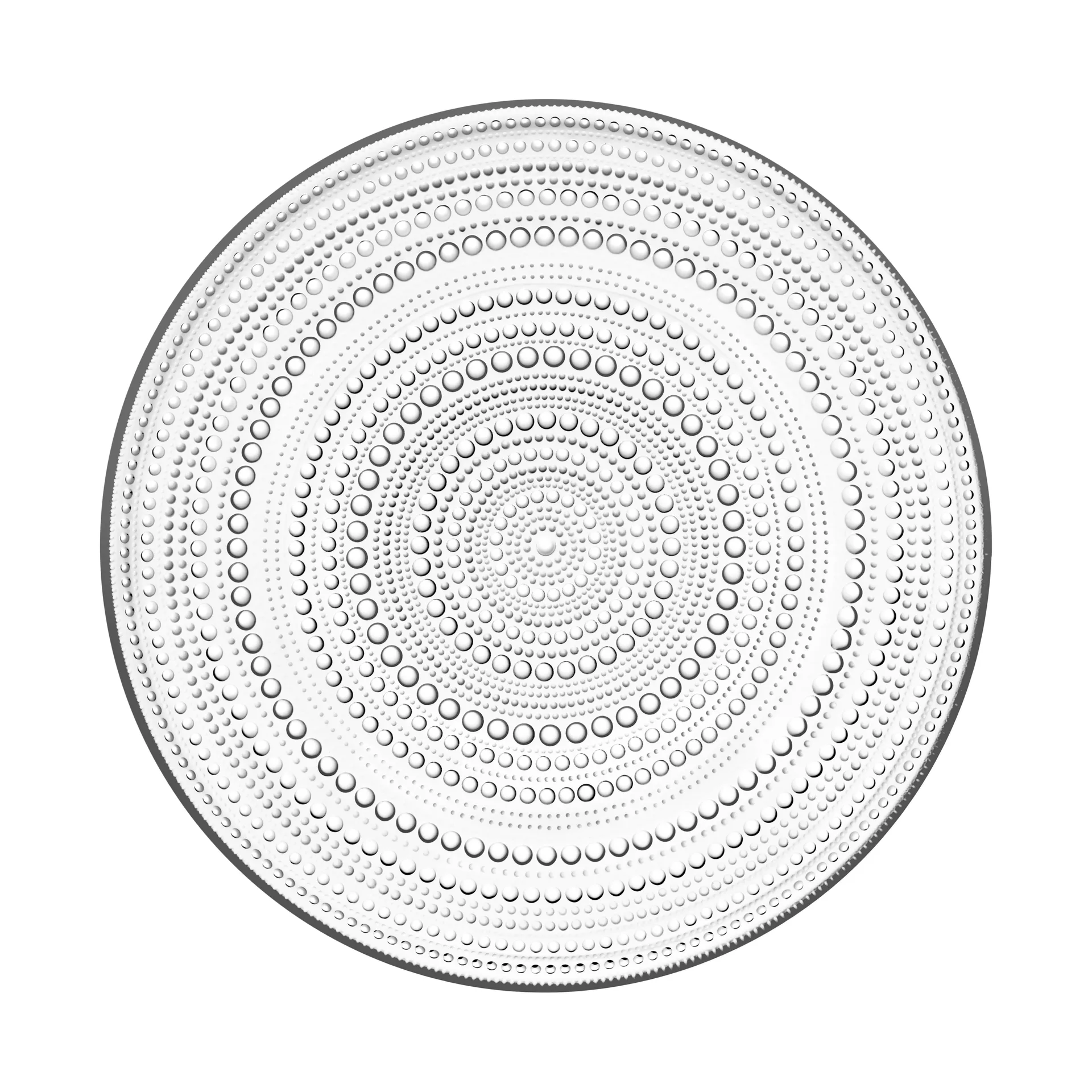 Kastehelmi bord groot - 31.5 cm, helder Iittala