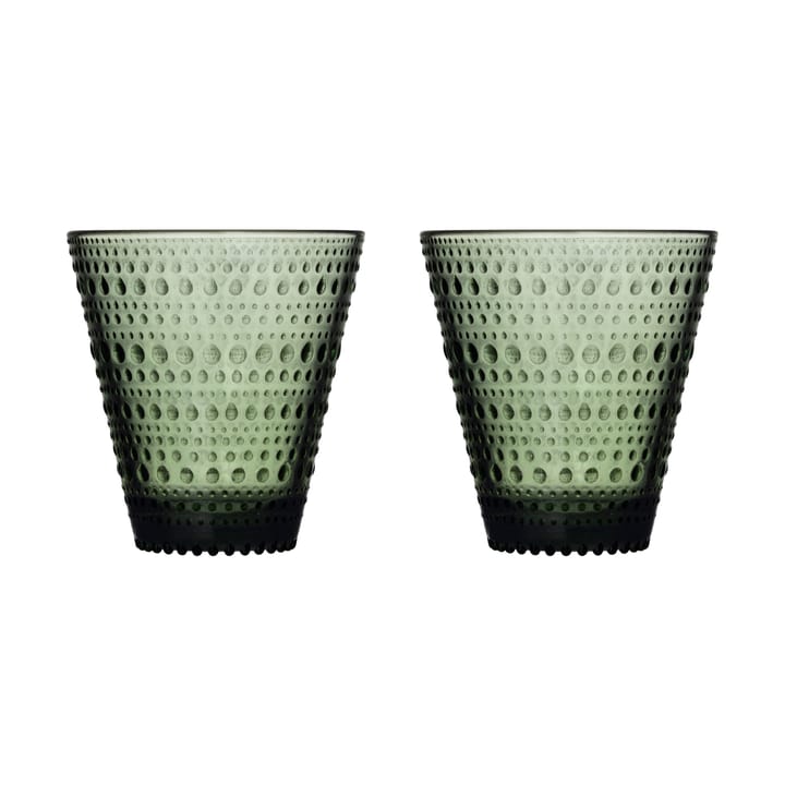 Kastehelmi glas 30 cl, 2-pack - Dennengroen - Iittala