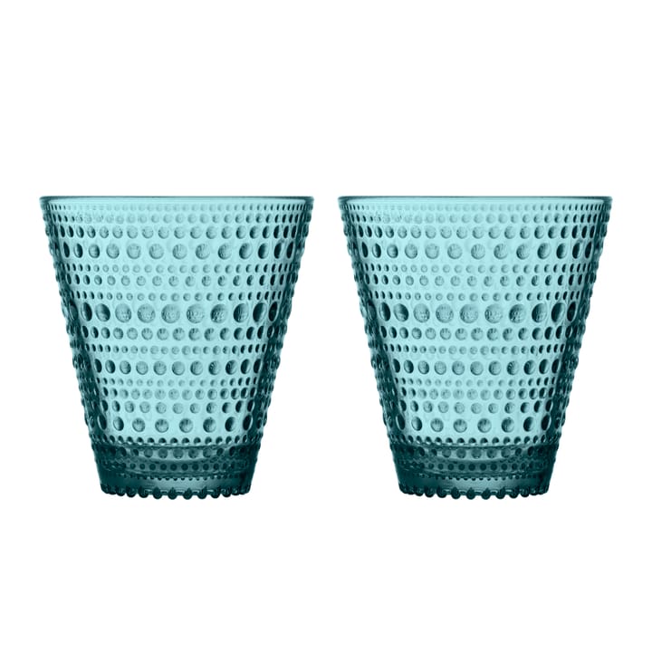 Kastehelmi glas 30 cl, 2-pack - zeeblauw - Iittala