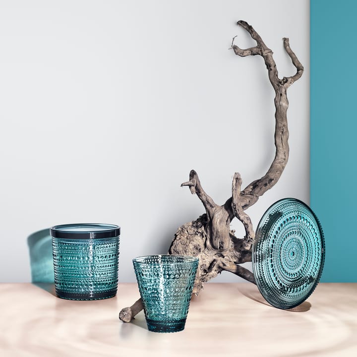 Kastehelmi glas 30 cl, 2-pack, zeeblauw Iittala