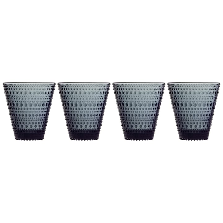 Kastehelmi glas 30 cl 4-pack - Donkergrijs - Iittala