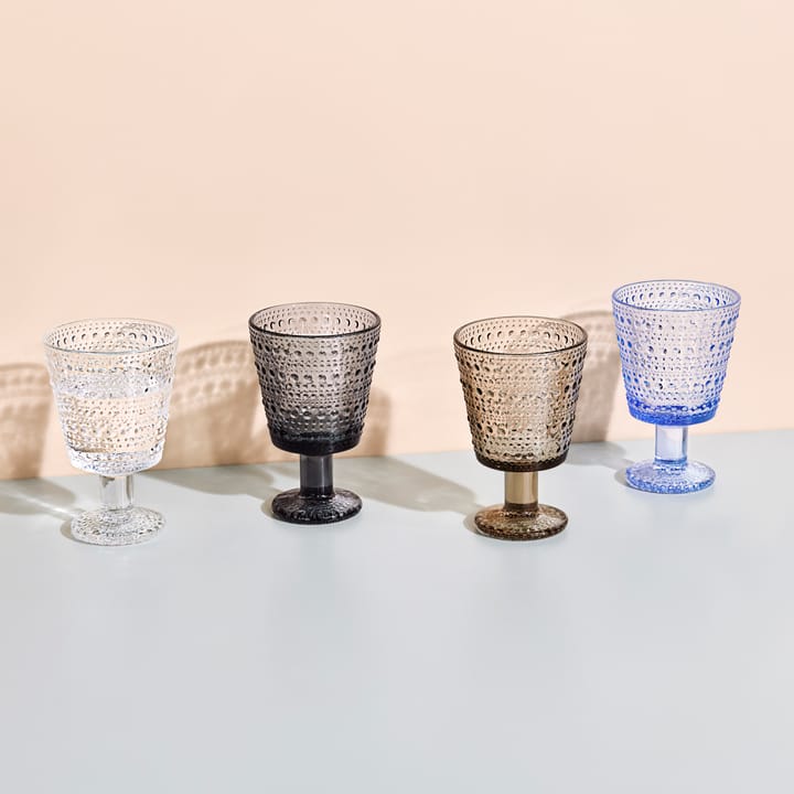 Kastehelmi glas op voet 26cl 2-pack - Aqua - Iittala