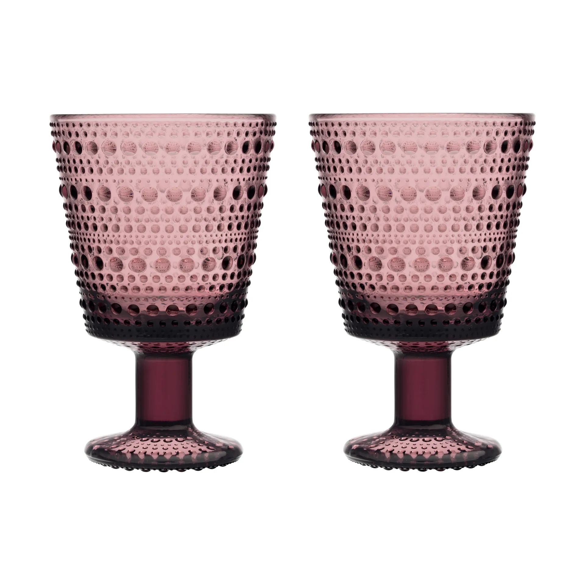 Kastehelmi glas op voet 26cl 2-pack, Heide Iittala
