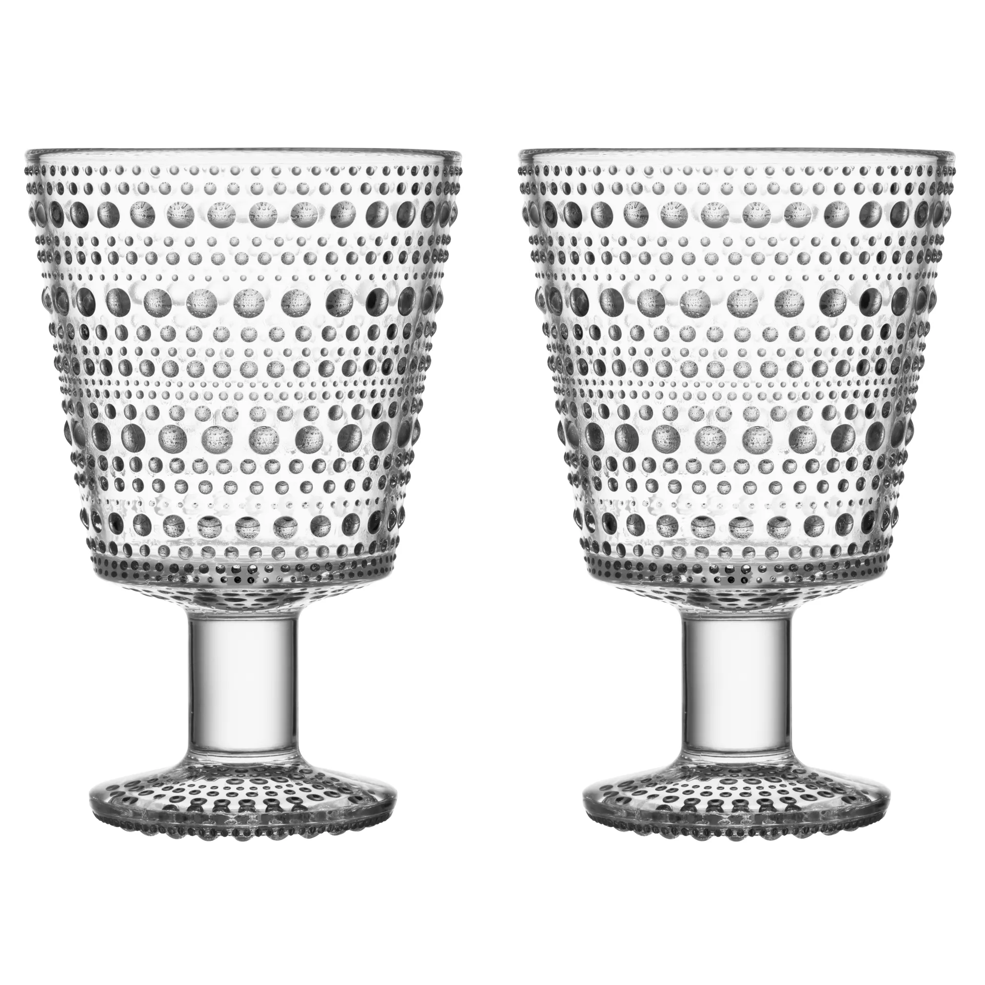 Kastehelmi glas op voet 26cl 2-pack, Klaar Iittala