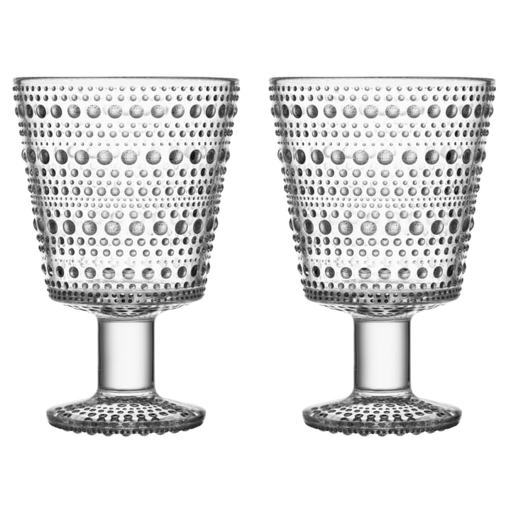 Kastehelmi glas op voet 26cl 2-pack - Klaar - Iittala