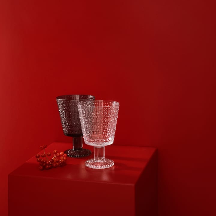 Kastehelmi glas op voet 26cl 2-pack, Klaar Iittala