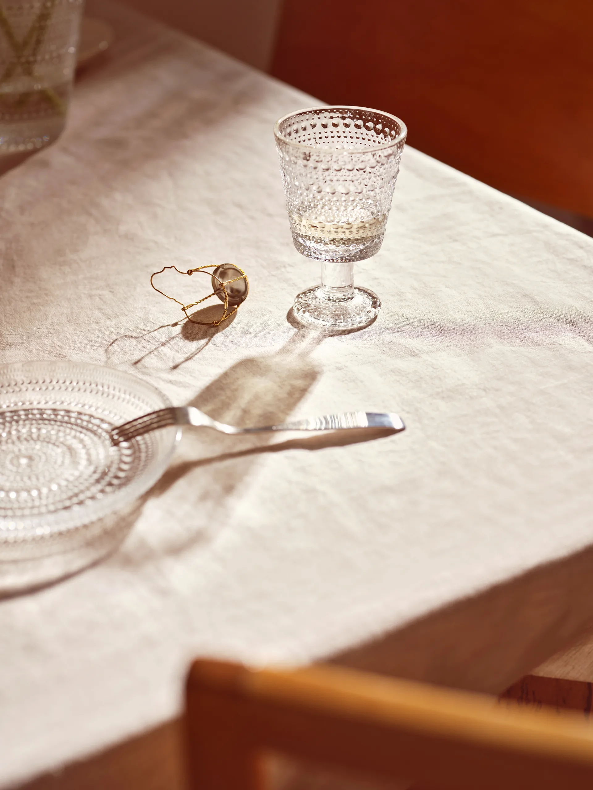 Kastehelmi schotel Ø17 cm, clear (helder) Iittala