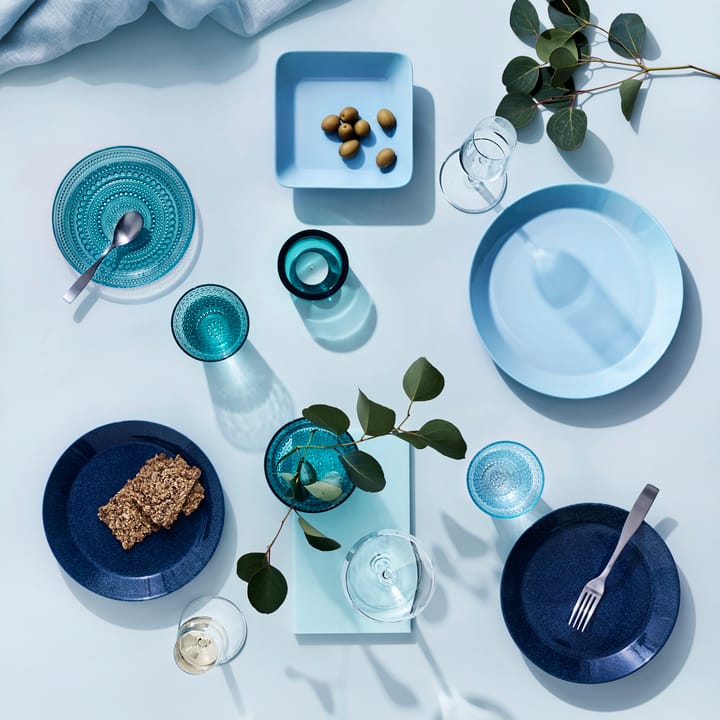 Kastehelmi schotel Ø17 cm, Zeeblauw Iittala