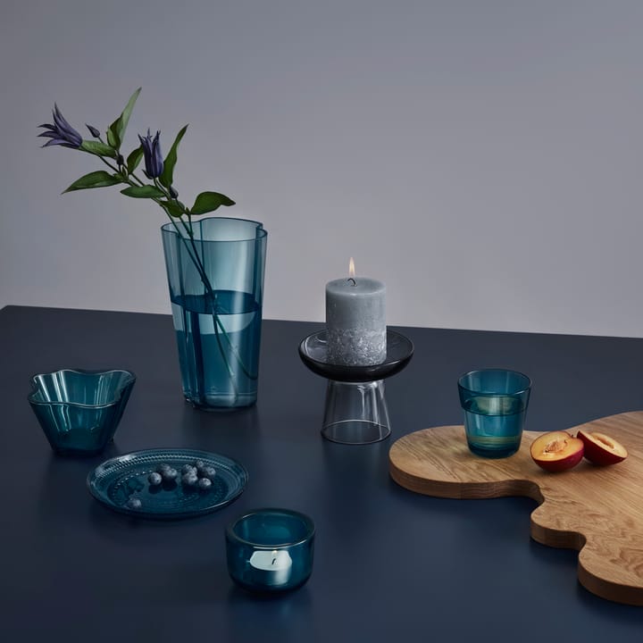 Kastehelmi schotel Ø17 cm, Zeeblauw Iittala