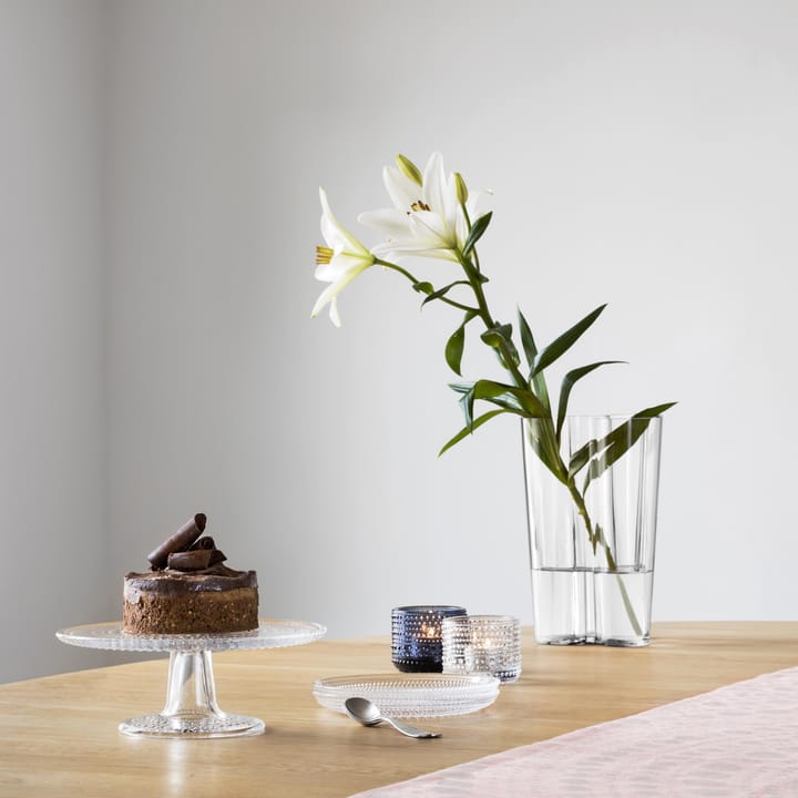 Kastehelmi taartstandaard klein, helder Iittala