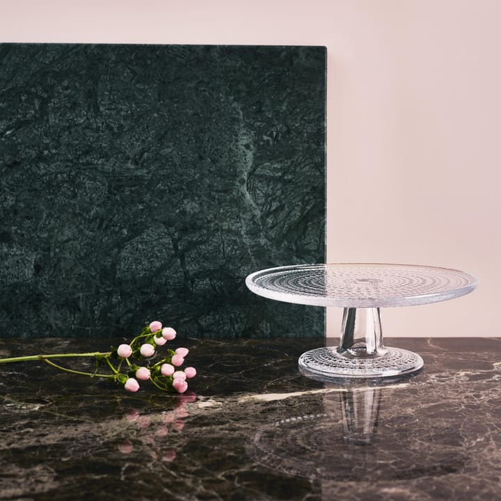 Kastehelmi taartstandaard klein, helder Iittala