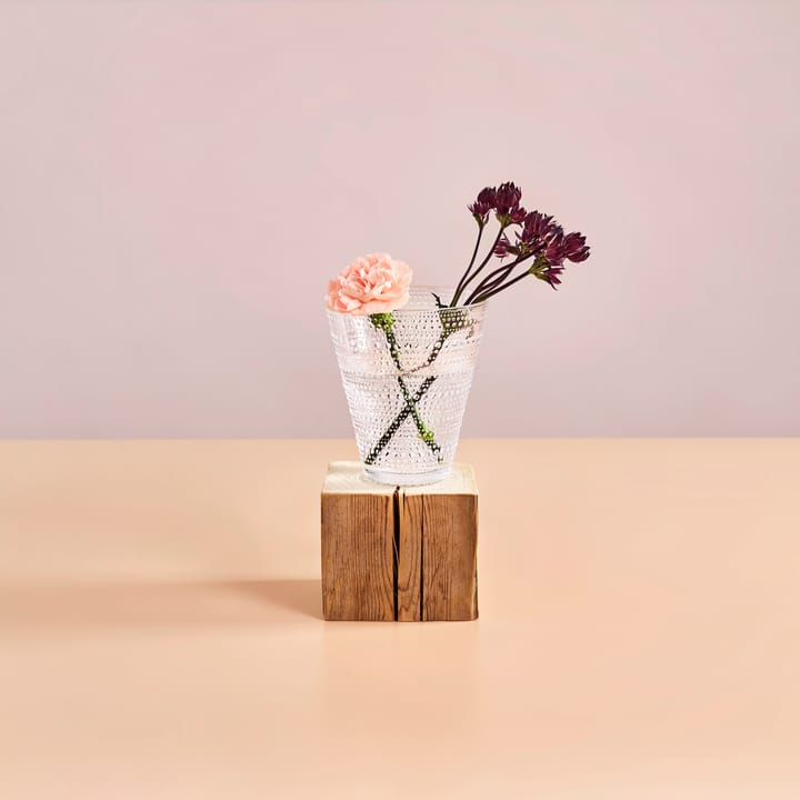 Kastehelmi vaas, clear (helder) Iittala