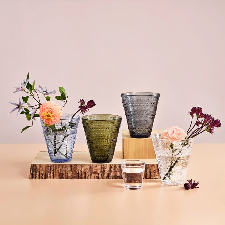 Kastehelmi vaas, grey (grijs) Iittala